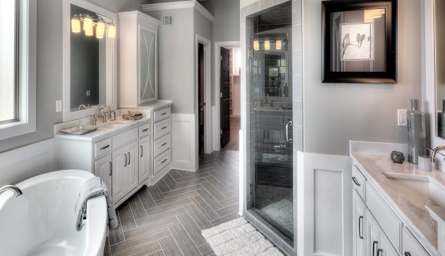 Kansas City New Home Master Bathroom